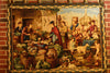 Wall Hanging - Tache 38 X 55 Inch Saturday Bazaar Marketplace Tapestry Wall Hanging With Hanging Loops