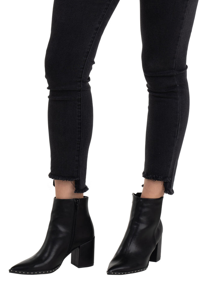 black studded boots