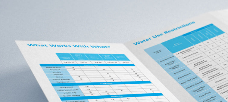 Reference Charts For Aquatic Weed Control Products