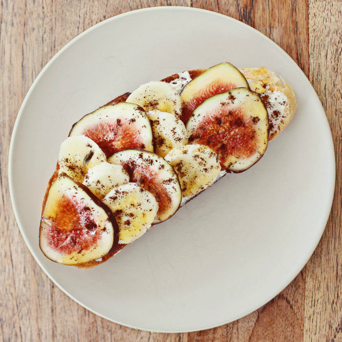 Ricotta & Espresso with Banana on Toast