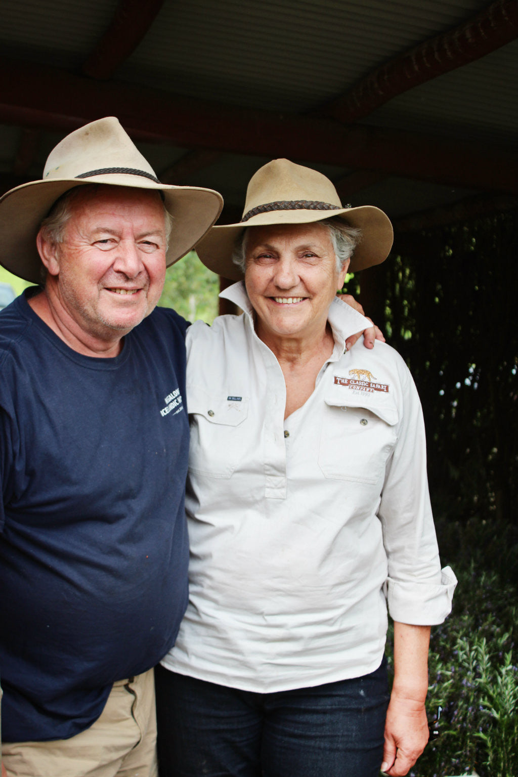 David and Cathy Harris on their Megalong Farm