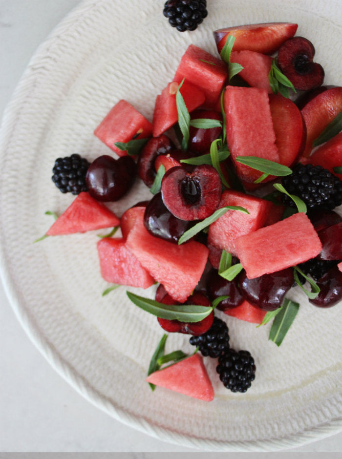 Crimson Fruit Salad with Tarragon