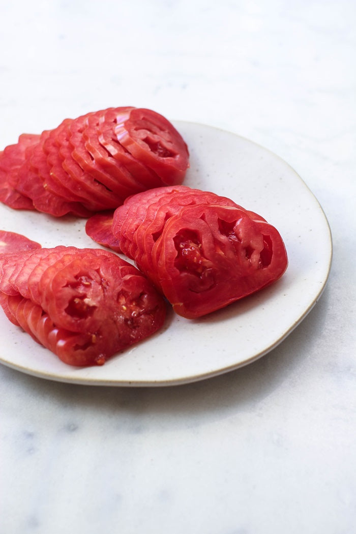 Tomato Carpaccio with Feta and Dill Recipe