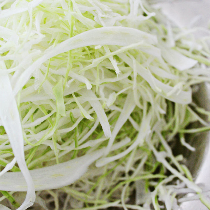 Green Cabbage and Mustard Cream Slaw