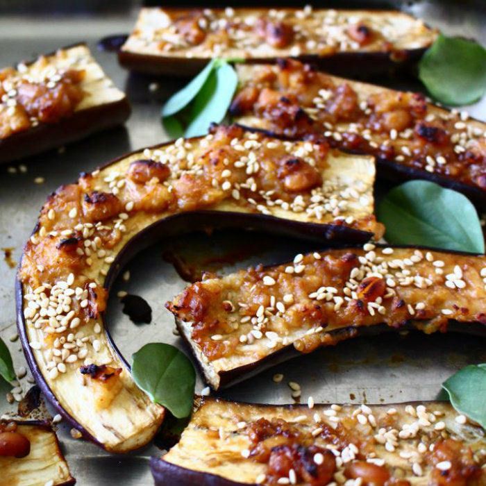 Roasted Miso Eggplant Recipe