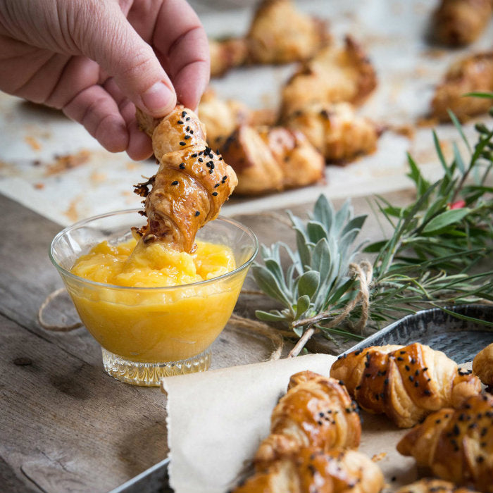 Christmas Ham Crescents with Spiced Mango Dipping Sauce 2