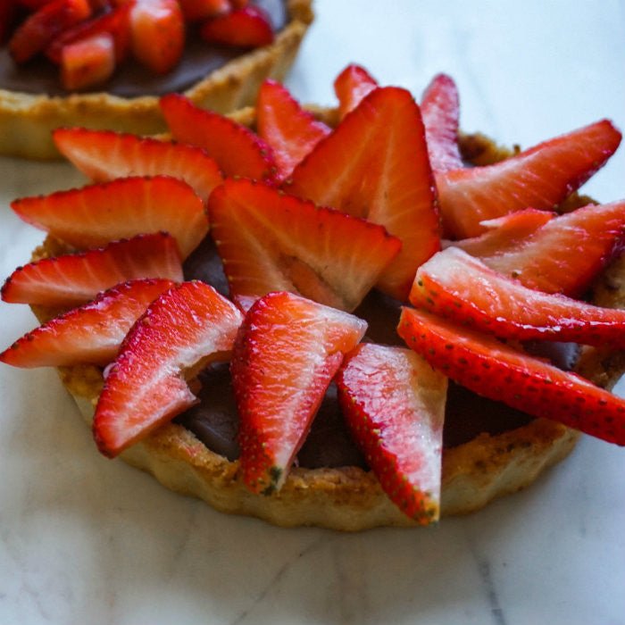 Chocolate Strawberry Tarts