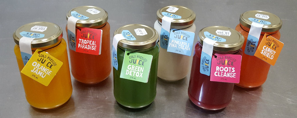 cold pressed juices from harris farm