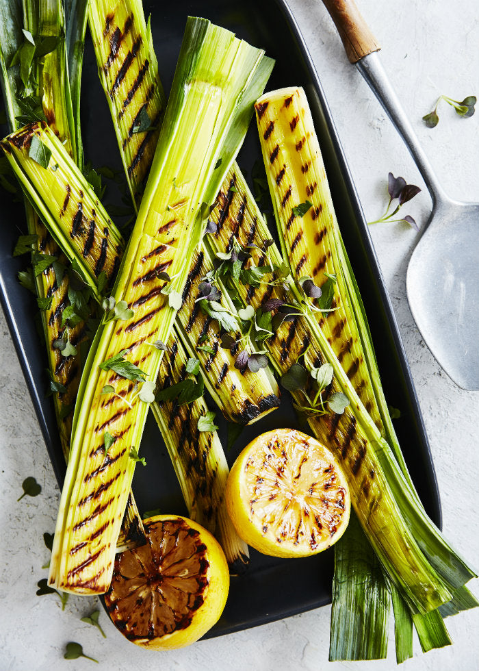 sweet grilled leeks recipe