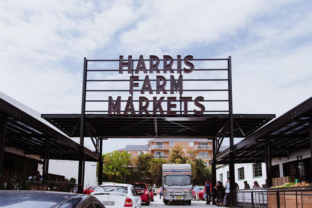 harris farm darby st cooks hill newcastle outdoor signage