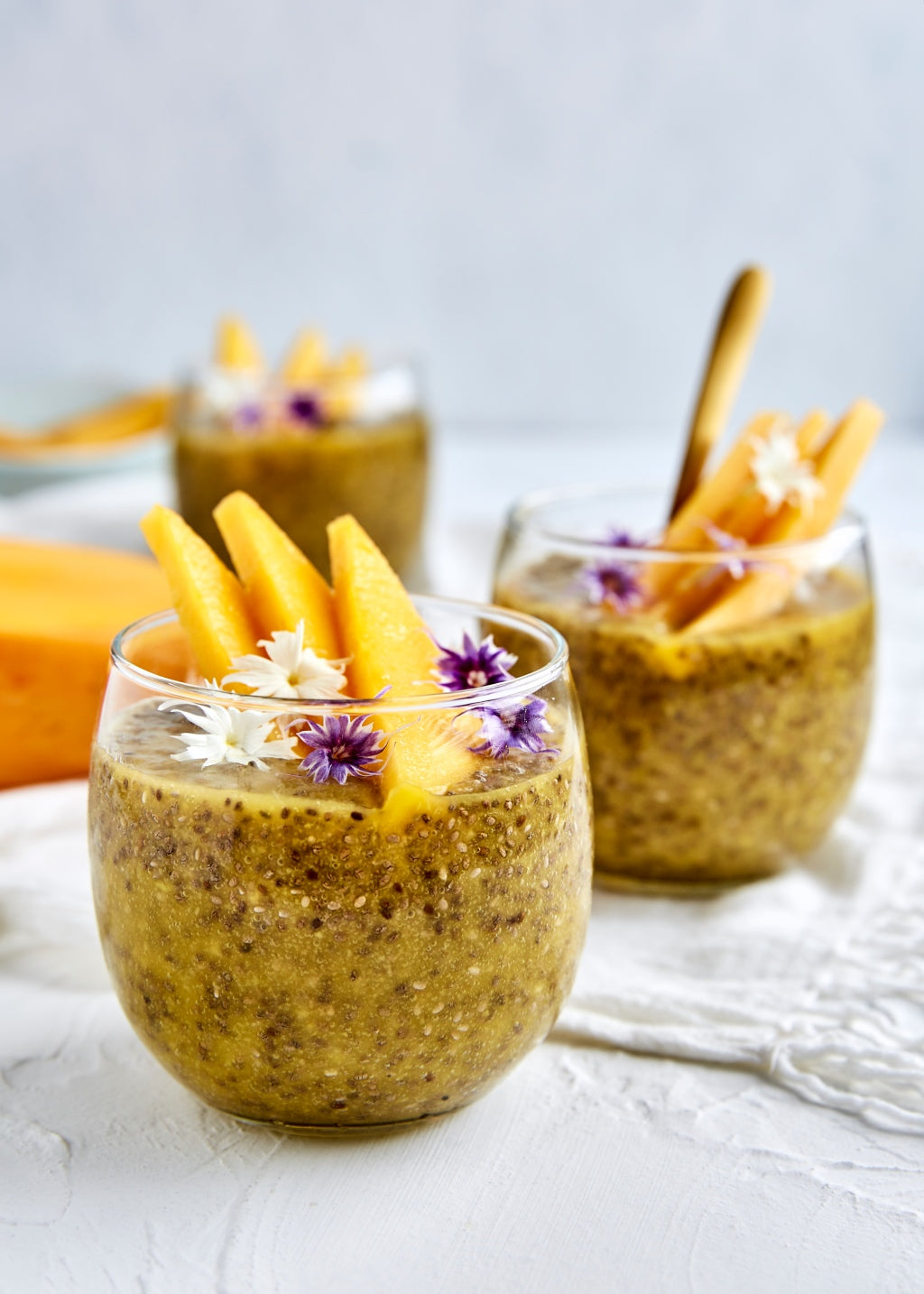 mango chia pots