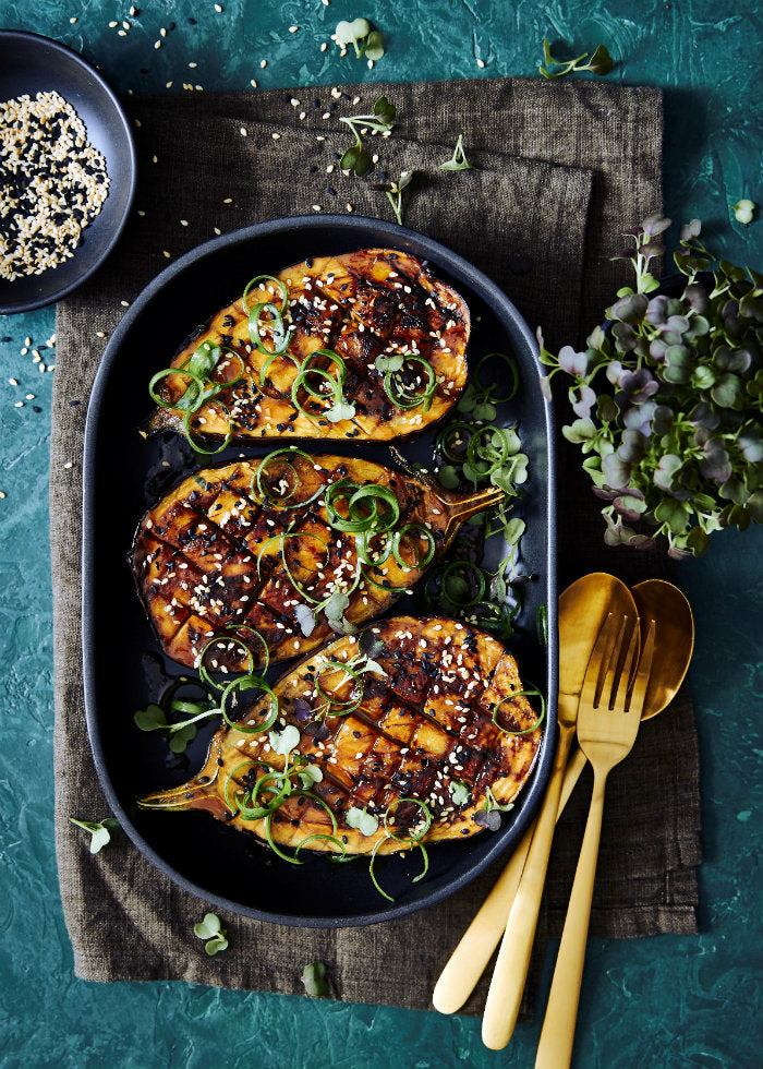 miso glazed eggplant recipe