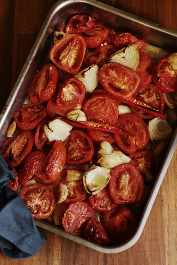 Roasted Tomato and Basil Soup Recipe