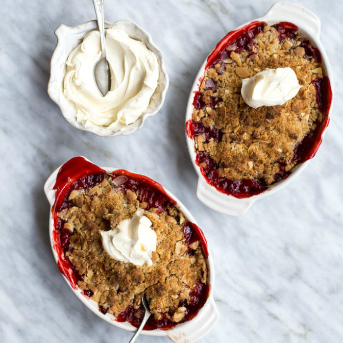 strawberry almond crumble recipe