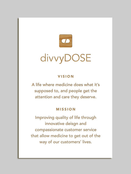 divvyDOSE - Etched Sign