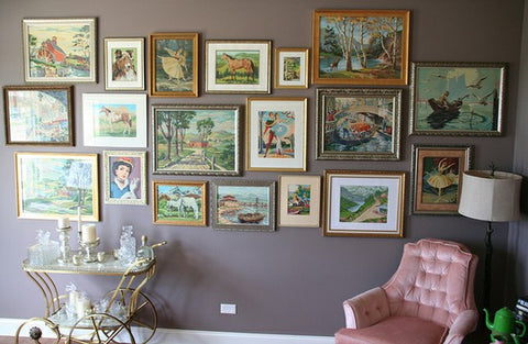 Framed Paint by Numbers Paintings