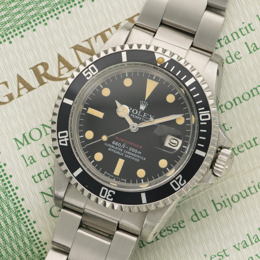Rolex "Red" Submariner ref. 1680 with original papers