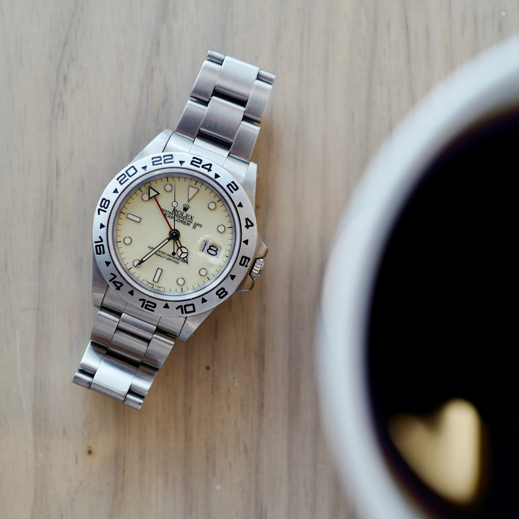 Rolex Explorer II 16550 with Cream Dial