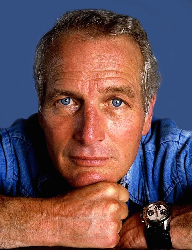 Paul Newman wearing his Rolex Daytona, ref. 6239