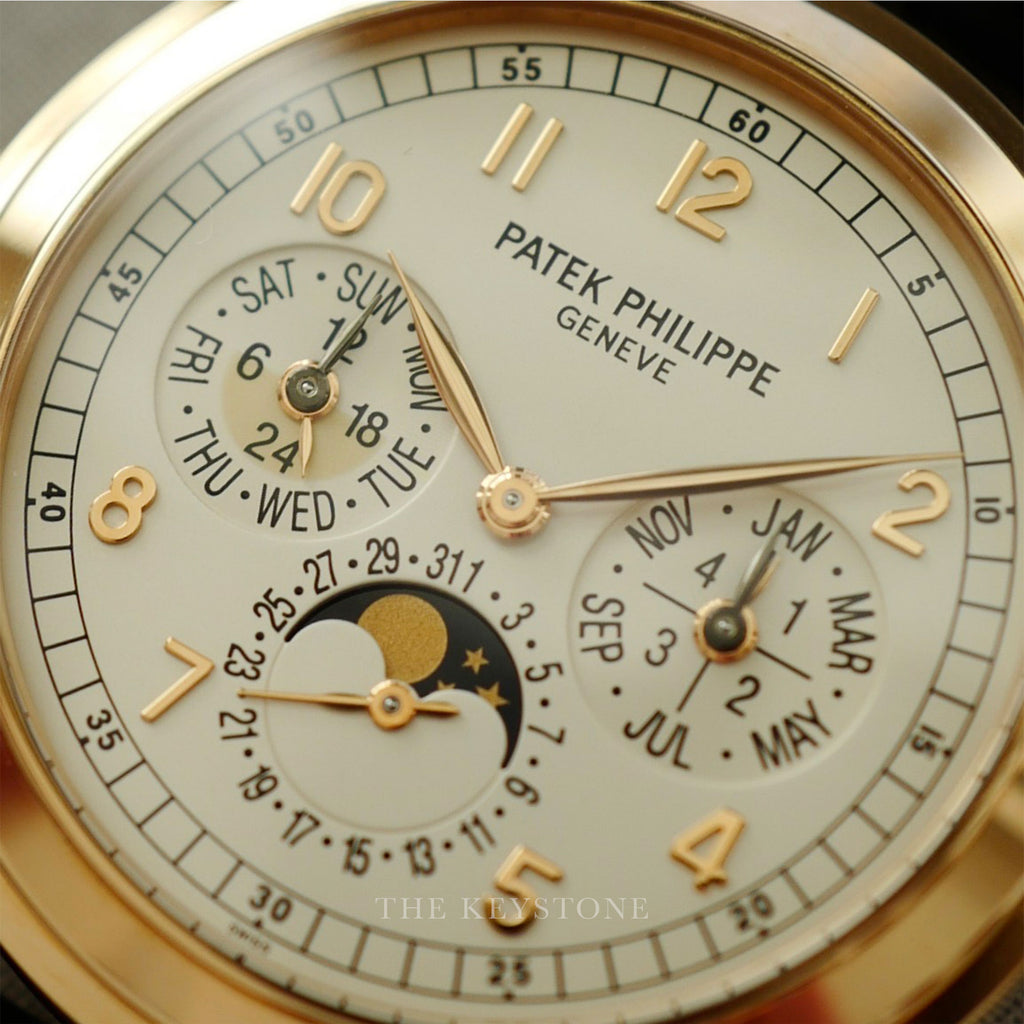 Dial of Patek Philippe Perpetual Calendar Minute Repeater 5074