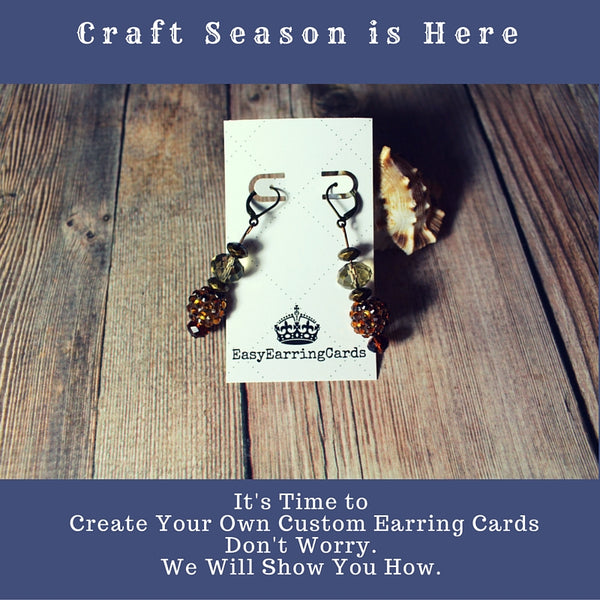How to design your own earring cards with Canva – Easy Earring Cards