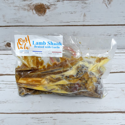 Braised Lamb Shank with Garlic [450g]-Taste Singapore