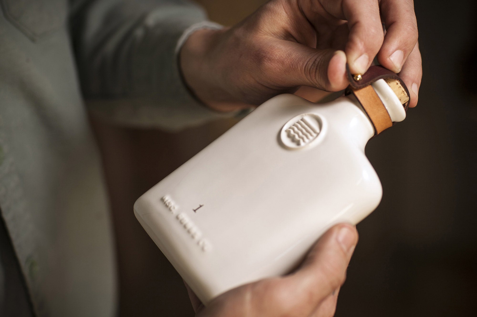 Misc. Goods Co. Ceramic Flask By Tyler Deeb