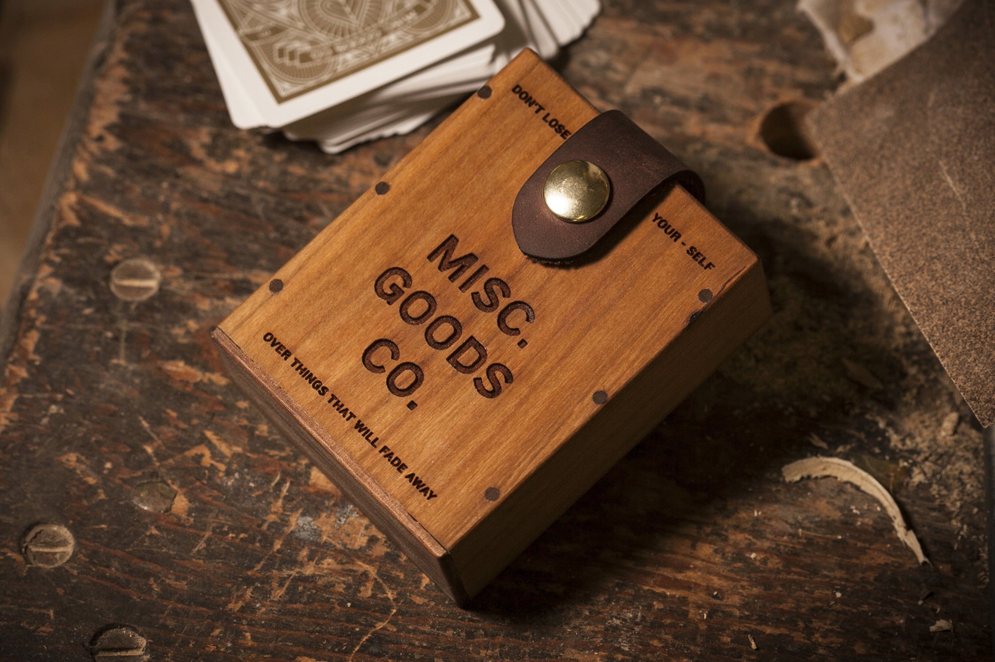 Misc Goods Co. Wooden Hard Case by Tyler Deeb