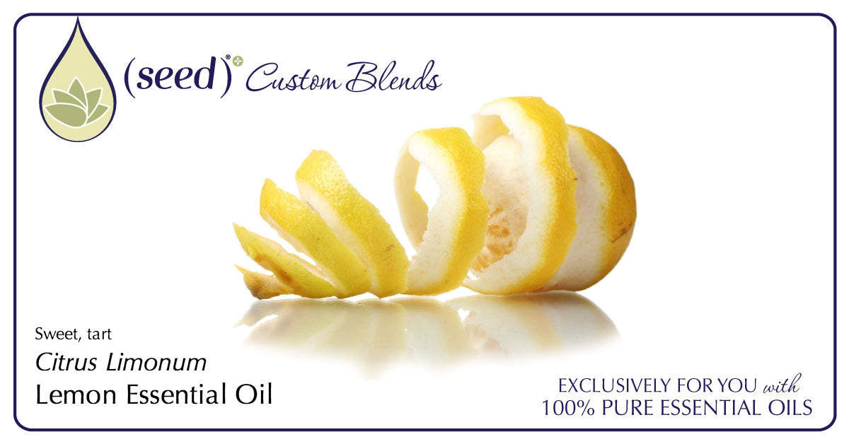 Seed Custom Blends offer Lemon Essential Oil
