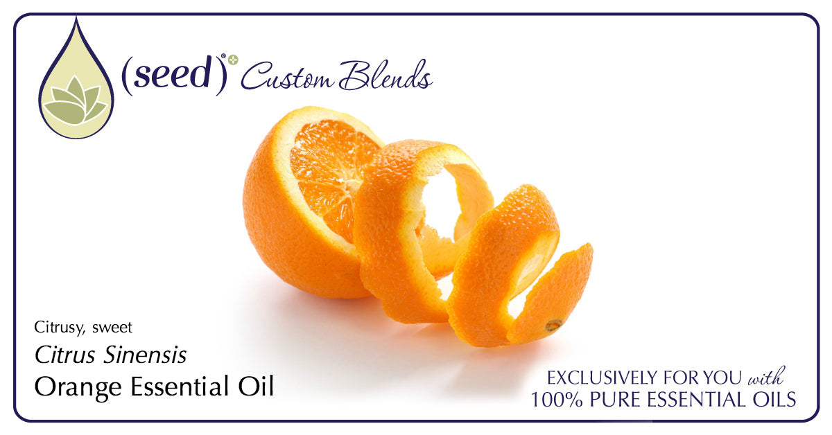 Seed Custom Blends offer Orange Essential Oil