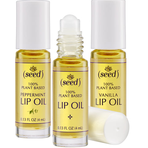 Seed 100% plant based lip oils