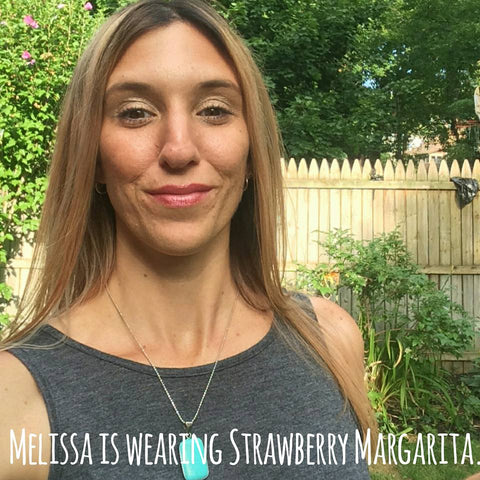 Melissa in Strawberry Margarita Seed Satin Lip Gloss