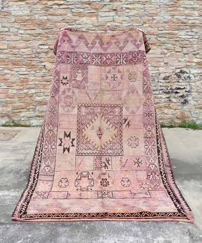 'XOXO' Moroccan Beni Ourain Rug
