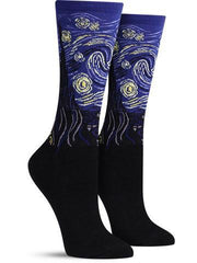 Cool Starry Night socks for women