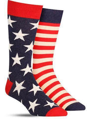 Cool men's American flag socks