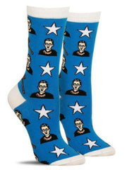 Cool women's socks with Ruth Bader Ginsburg