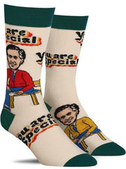 Fun Mister Rogers socks for men