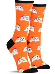 Cute ghost socks for Halloween 