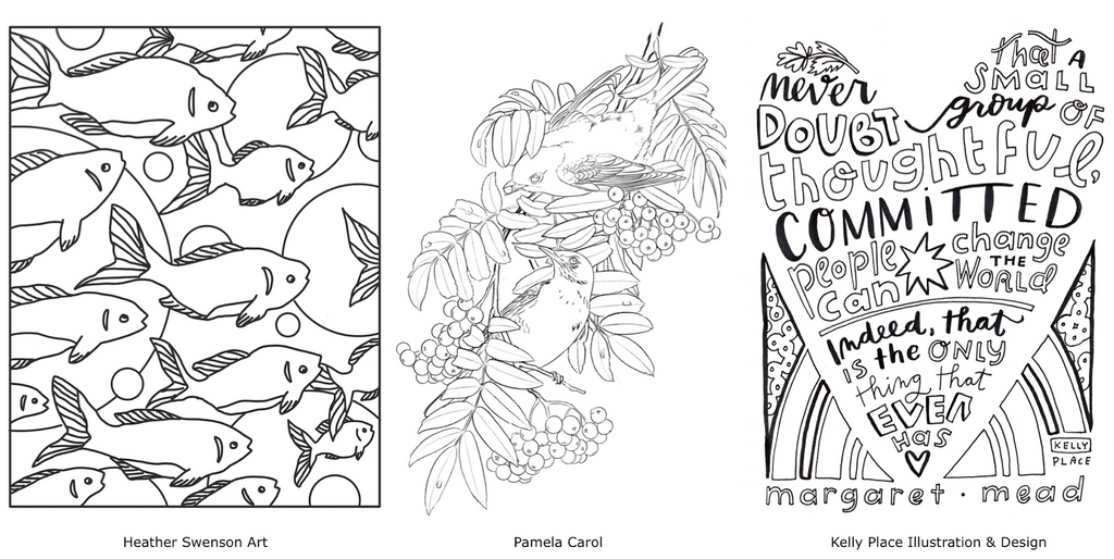 Local Coloring Page Examples