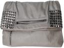 Quad Grey Handbag w/ Studs $85