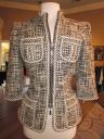 Blk/Wht Tweed Jacket $336