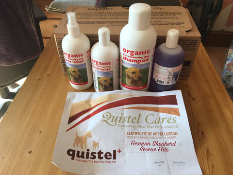 quistel products donated to animal care