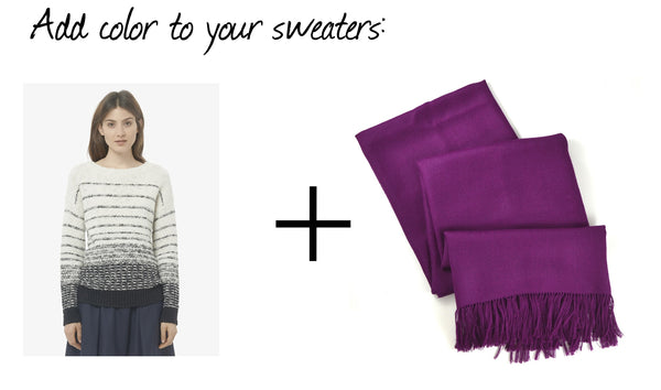 How to wear a scarf