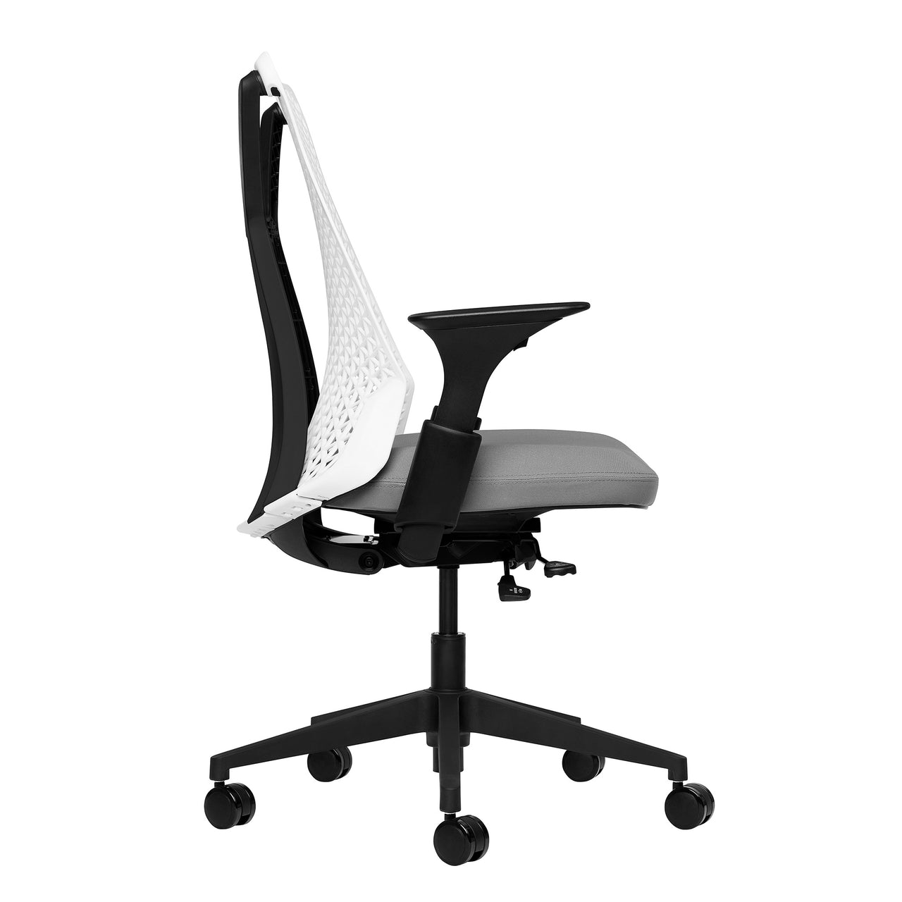 Bowery Management Chair (White/Grey)