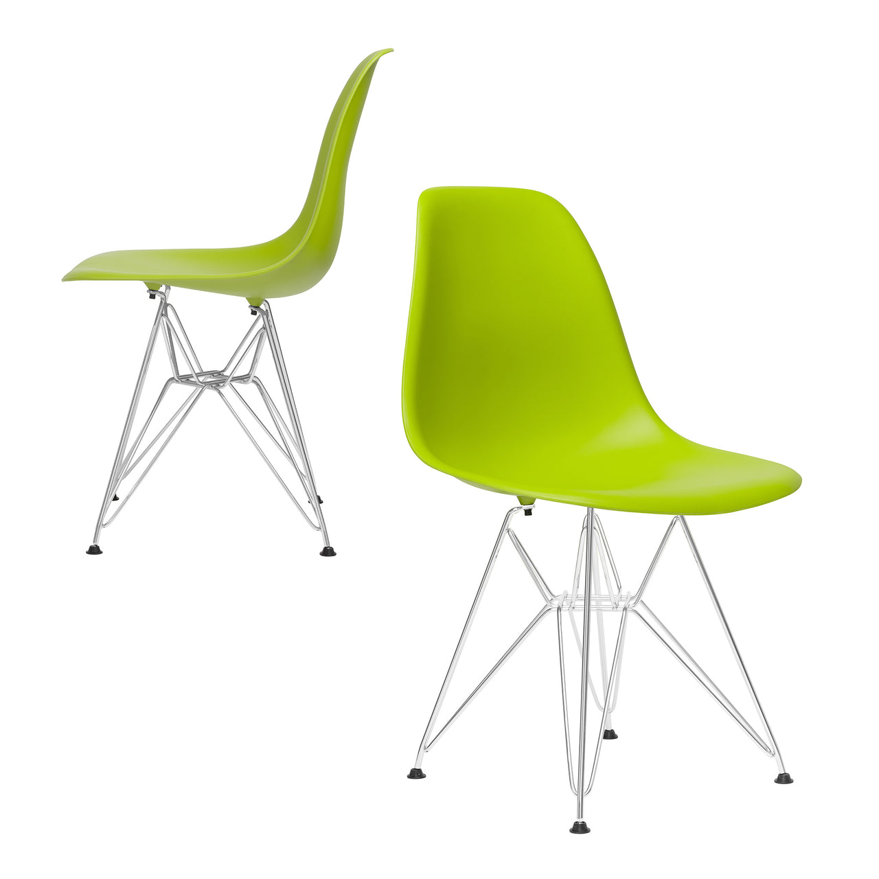 Chelsea Eiffel DSR Side Chairs - Set of 2 (Light Green)