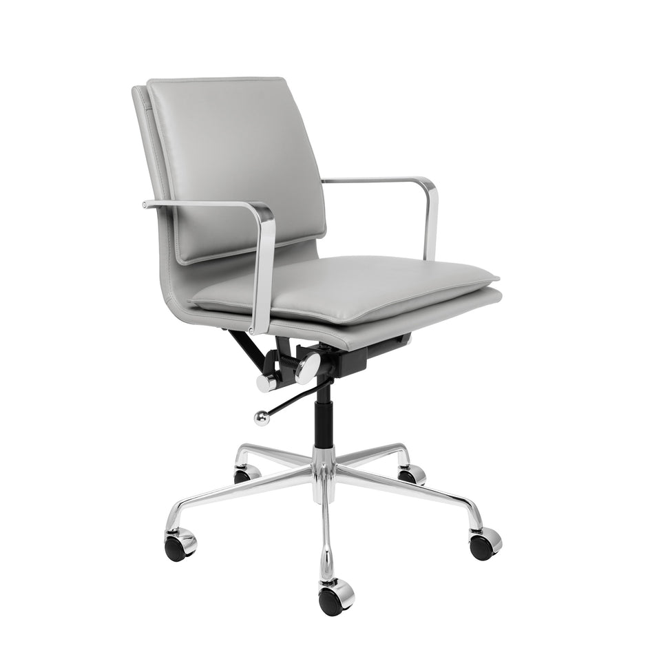 Lexi Soft Pad Office Chair (Grey)
