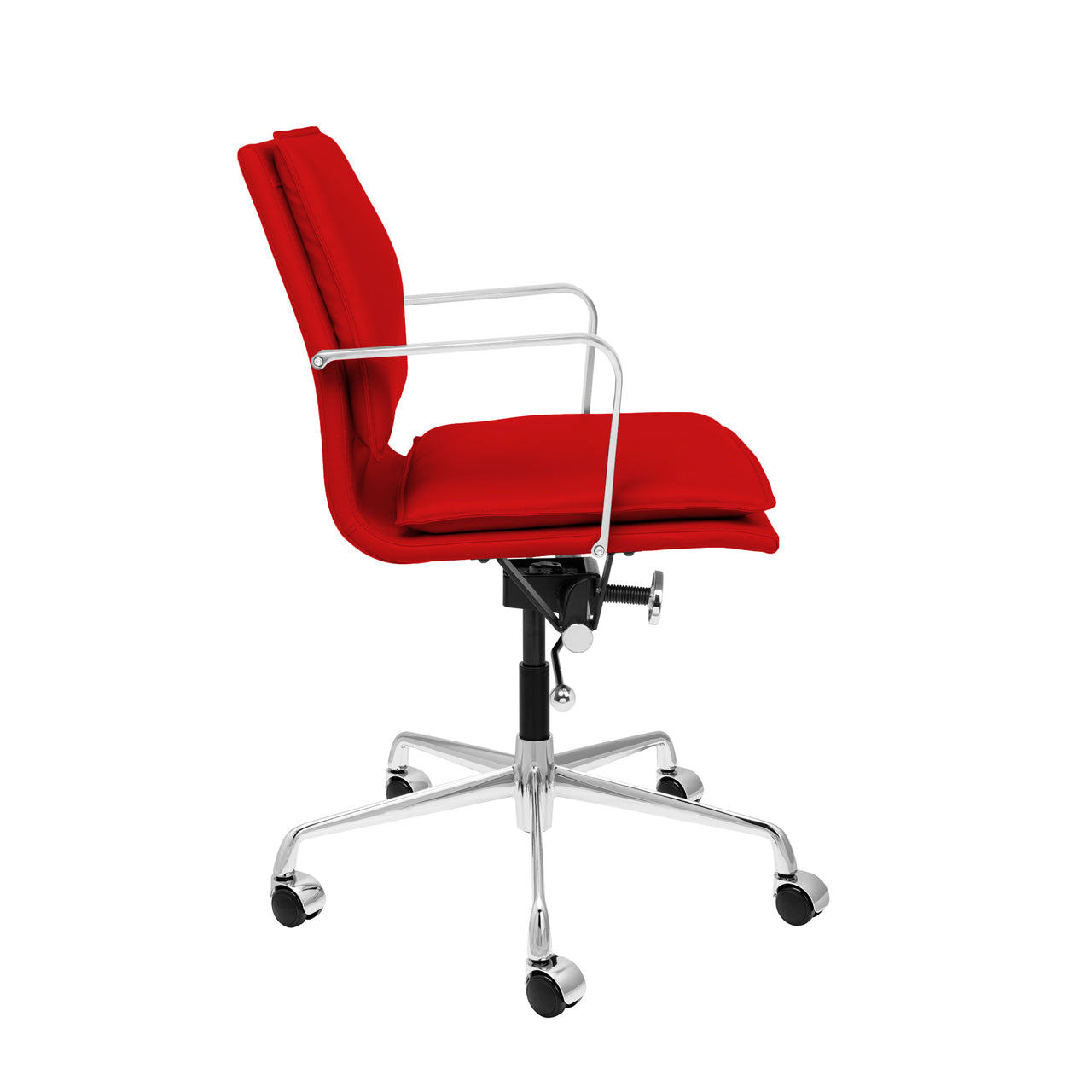 Lexi Soft Pad Office Chair (Red)