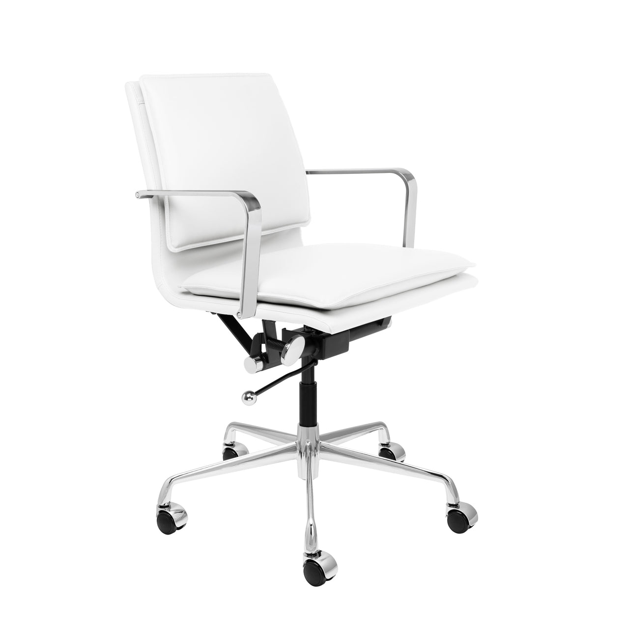 Lexi Soft Pad Office Chair (White)