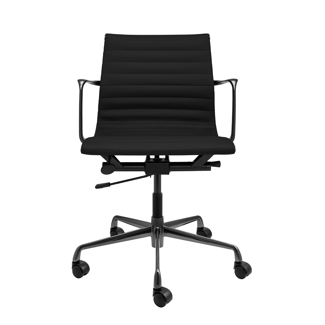 Pro Ribbed Management Chair (Black/Gunmetal Limited Edition)