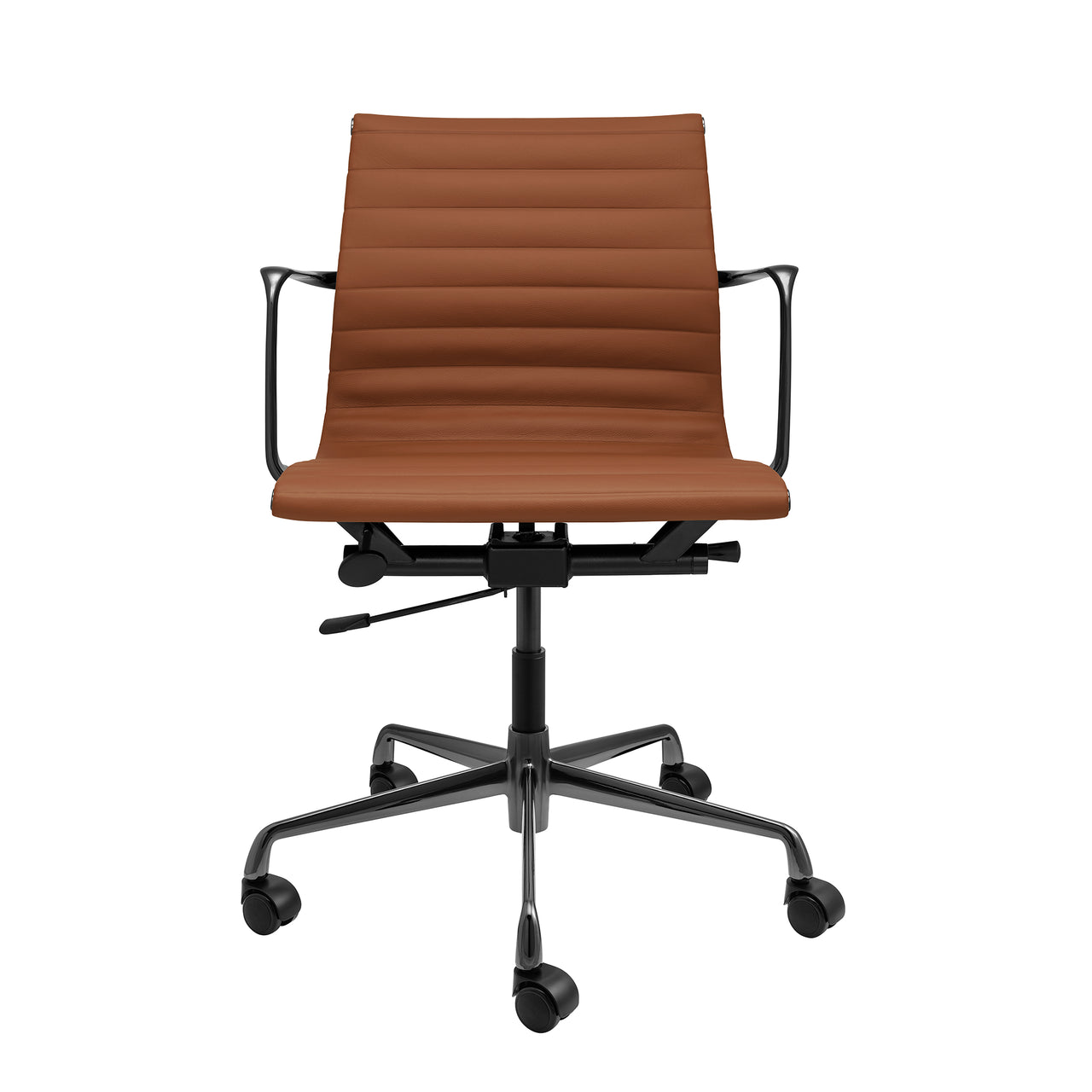 Pro Ribbed Management Chair (Brown/Gunmetal Limited Edition)
